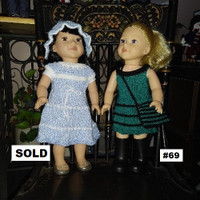 #2 Hand Knit 18" Doll Clothes