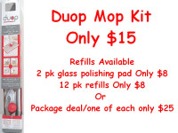 Duop Mop Cleaning Kit - Only $15  + Refills for Sale