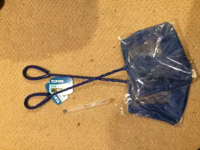 New fish nets, heaters, magnetic algae scraper, View more