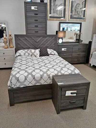 ikea Queen new bed with new mattress!! Free home delivery , View more