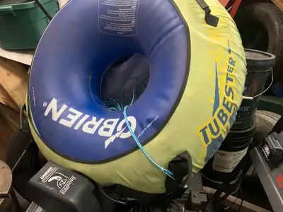 I have a obrien tube for behind a boat or a sea-doo in very good shape with the rope if interested p...