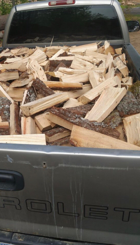 Thrown 8ft 3/4 ton truck box of firewood  in Other in Bridgewater