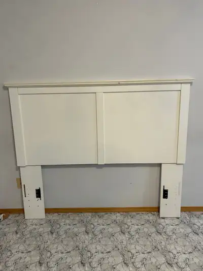 White Headboard,63 inches wide Asking $50