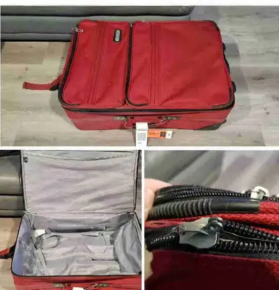 Jetliner luggage measuring just over 29" x 20". It's been plenty of places throughout the years, but...