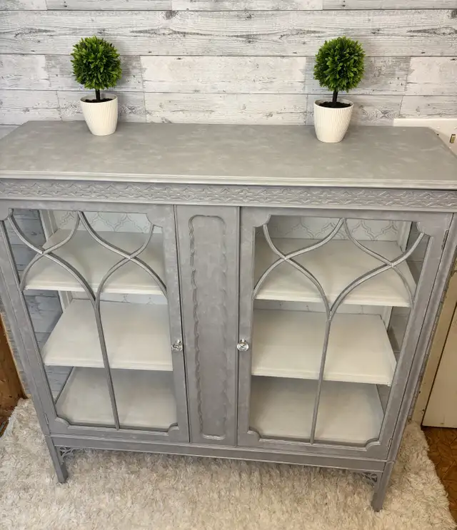 Refinished China Cabinet in Hutches & Display Cabinets in Kingston - Image 8