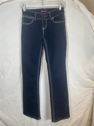 Womens Wrangler 10MWZJK Dark Wash Jeans Sz 0 x 34 Boot Cut, View more