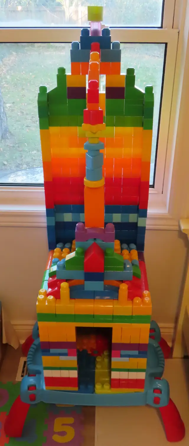 Large Mega Blocks Castle Art