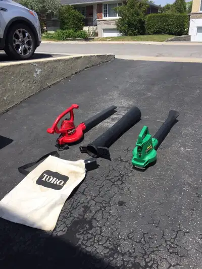 Deux souffleurs de qualité industrielle prix variés,, View more