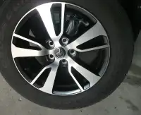 2018 Toyota RAV4 alloy rims mount on  Continental CrossCter tire