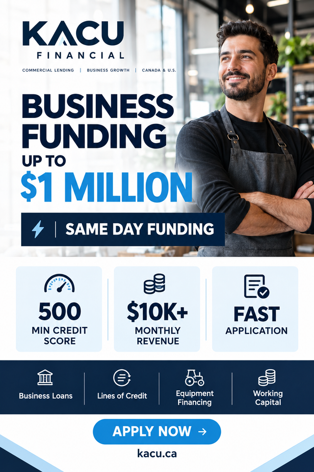 Low Credit? Business Loans Up to $1M  Same Day Funding