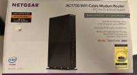 Netgear AC1750 cable modem router