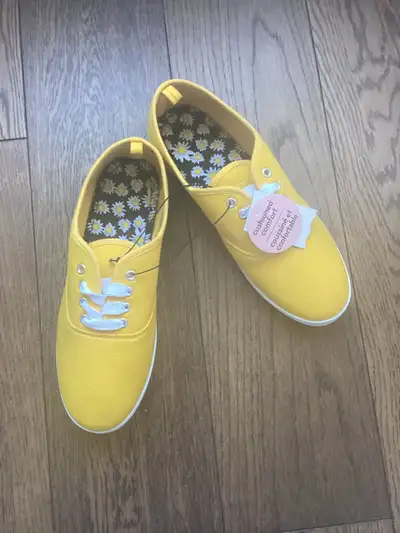 YELLOW CANVAS SNEAKERS, View more