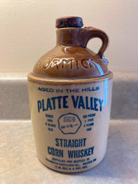 Vintage McCormick Plate Valley Straight Corn Whiskey Jug 1 pint.