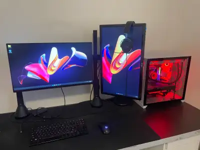 High-End Custom Gaming PC Setup + Accessories, View more