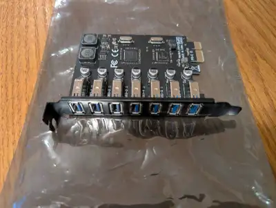 7-Port USB 3.0 PCI-E Card, View more