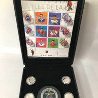2003 CANADA NHL ALL STAR STAMP AND MEDALLION SET CANADA MINT