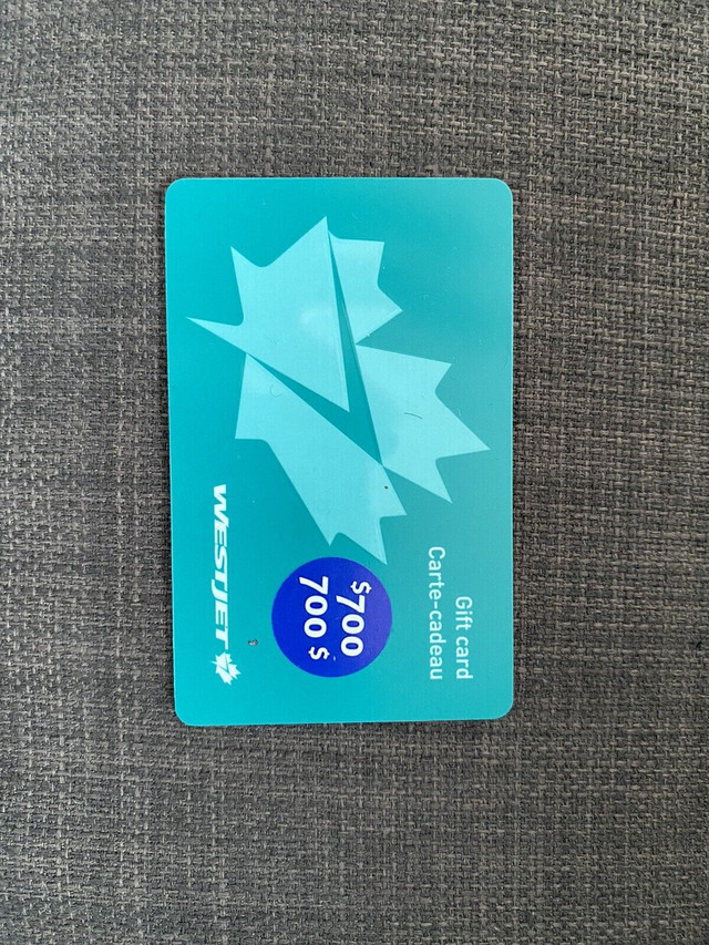 Carte cadeau 700$ WestJet in Other Countries