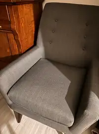 Light Grey Accent Chair