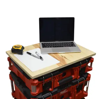 Wood Worktop compatible with Milwaukee Packout  // Workstation /, View more