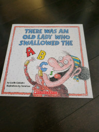 There was an old lady who swallowed the ABC's book (new)