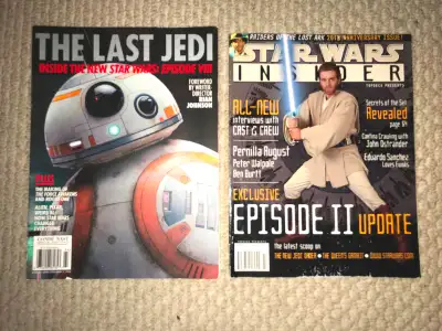 2 HIGH QUALITY THICK STAR WARS MAGAZINES, View more