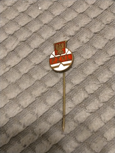 Poland Ice Hockey Federation lapel pin, late 1970s-early 80s, View more