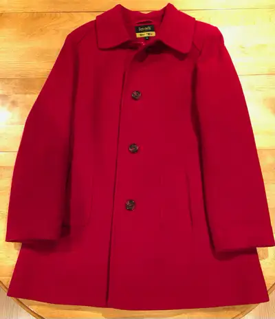 Women’s Red Wool Coat - Size 7/8, View more