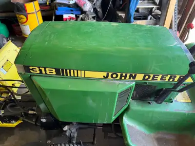 1984 John Deere 318 engine runs great please contact Murray at 4038092380 to view it’s in canyon mea...