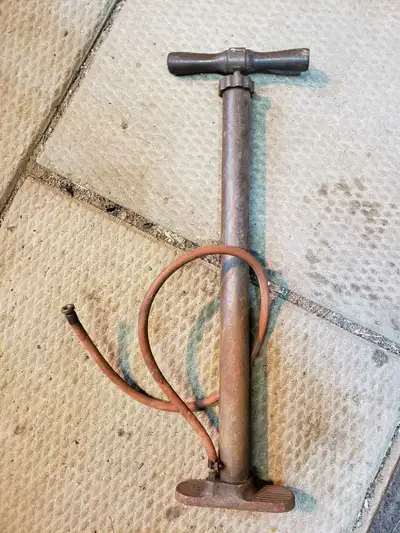 Vintage bike pump, View more