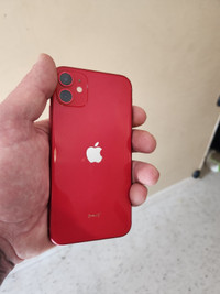 UNLOCKED 64GB RED APPLE IPHONE 11 WITH CASE + 100% BATTERY HEALT