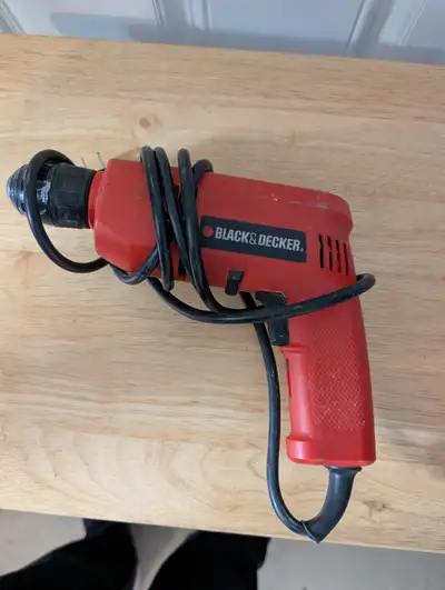 Black and Decker Corded Drill, Model 72520, View more