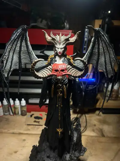 3D printed hand painted models, View more