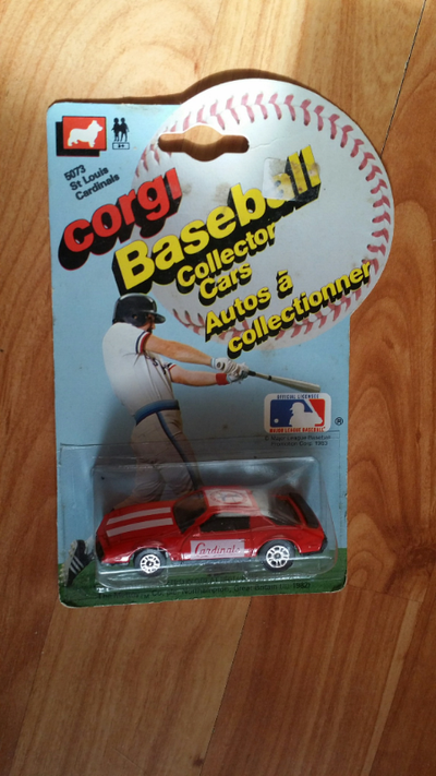 New Carded Vintage Corgi MLB St.Louis Cardinals Firebird, View more