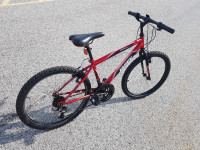24 inch MOUNTAIN BICYCLE red