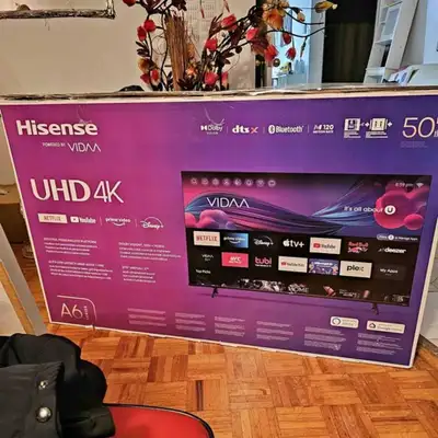 Hisense 50" 4K UHD TV, View more
