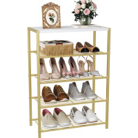 HOMEFORT Shoe Rack 5-Tier, Shoe Shelf, Industrial Shoe Tower City of Toronto Toronto (GTA) Preview