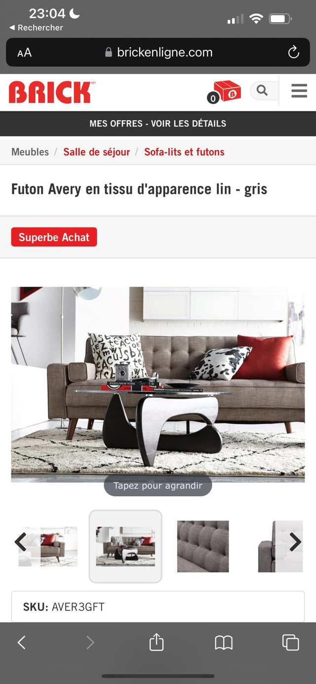Lit sofa / futon dans Sofas et futons  à Ville de Montréal - Image 3