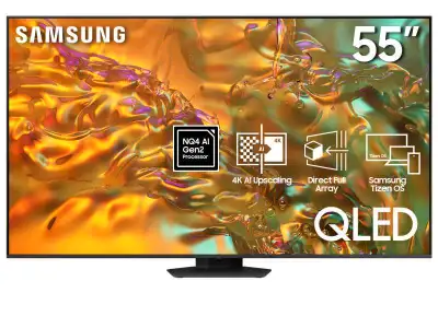 SAMSUNG 55" Q80D 4K QLED SMART TV SALE!, View more