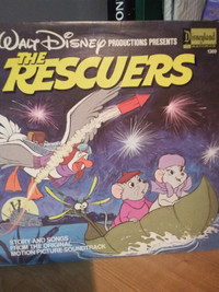 Vinyl The rescuers en anglais 