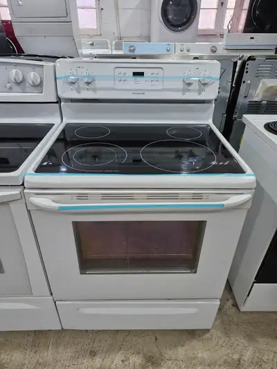 Frigidaire 30" White Freestanding Electric Ceramic Top Stove, View more