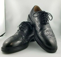 Tooled Leather Dress Shoes; Protocol Comfort Line size 9 mens