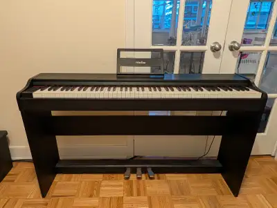 88-Key Weighted Digital Piano with Stand, 3 Pedals, Cover and US, View more