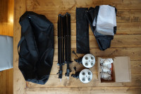 Video/photo shooting lights  kit + 2   softbox