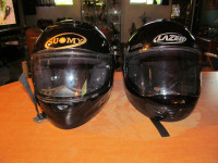 2 casque moto LAZER ET SUOMY dot XS  et MD