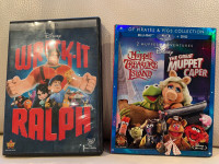 Wreck-It Ralph Muppet Treasure Island Caper Blue ray DVD