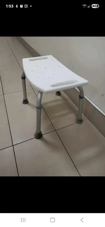Medical Bath Bench stool Adjustable Height Barely used in new Condition NOTE: Original price is way...