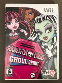 Monster High Ghoul Spirit CIB Nintendo Wii
