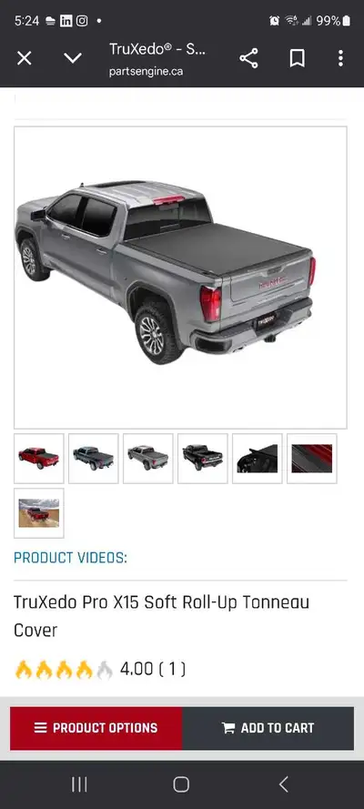 Beautiful cover, it's basically new. It came off a 2024 Silverado 1500 short box (69.9" bed). Should...