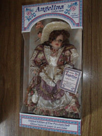 Collectible Angelina Collection Porcelain Doll for sale