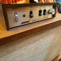 Vintage Bose Speakers + Equalizer
